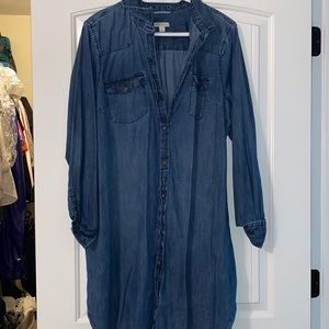 Denim dress size XL